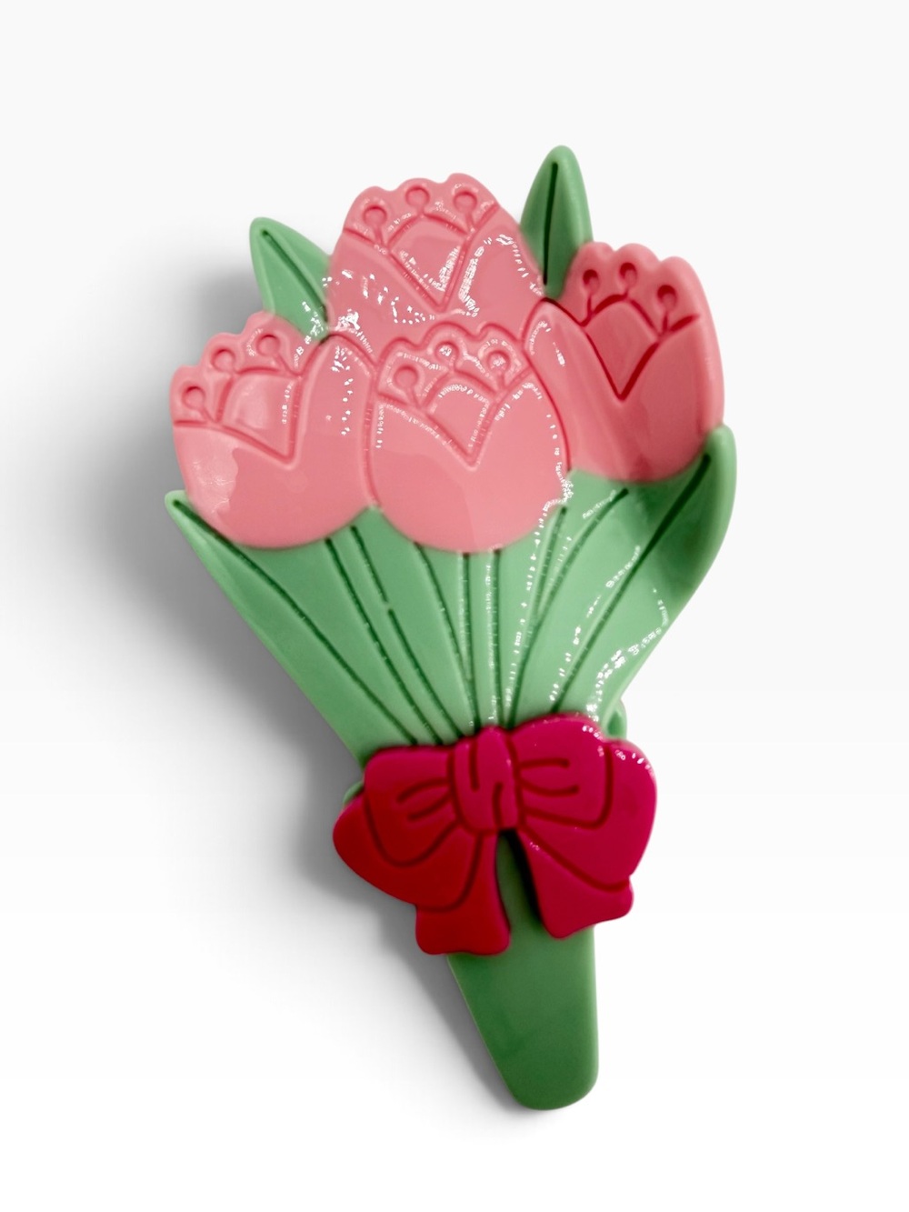 Tulip Bouquet Hair Clip New
